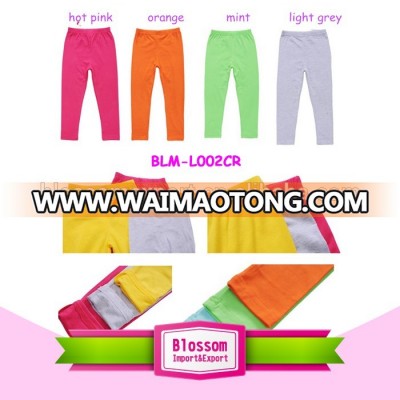 Hot!! New arrival Cheap apparel soild cotton leggings baby pants